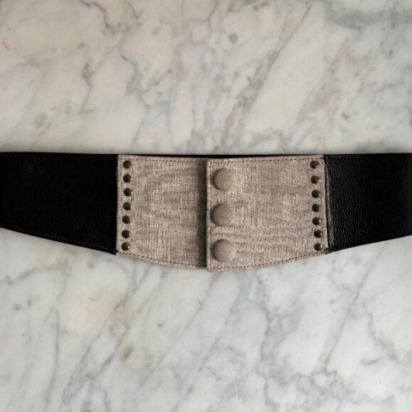 THE STORYTELLER BELT / CANVAS & LEATHER main image 4